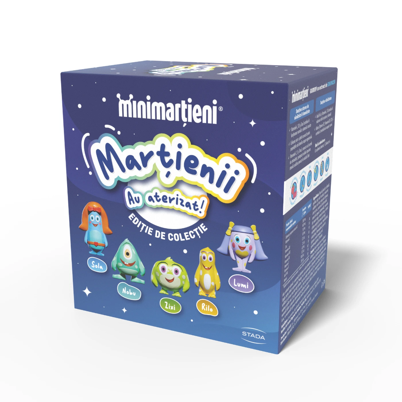 Marțienii au aterizat – Minimarțieni Gummy cu Echinacea 60 jeleuri + breloc